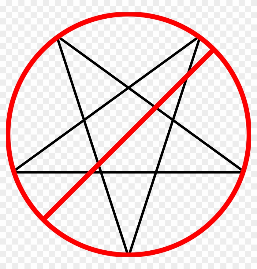 Pentagram Wikipedia - Inverted Pentagram #1286484