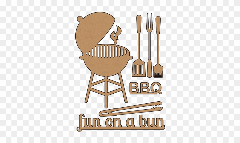 A163 Bbq Fun Accents - Barbecue #1286535