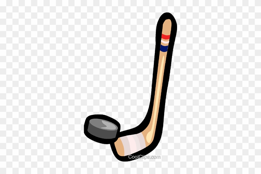 Hockey Stick Royalty Free Vector Clip Art Illustration - Hockey Stick Royalty Free Vector Clip Art Illustration #1286553