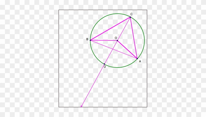 Same Triangle In The Picture Above And Look At The - Circle #1286640