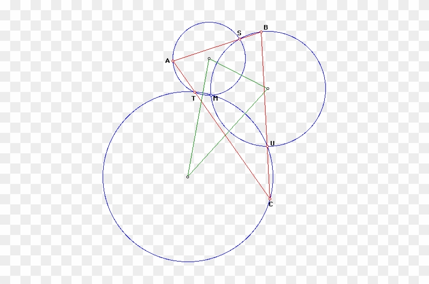 The Centres Of The Miquel Circles Are The Vertices - Circle #1286644