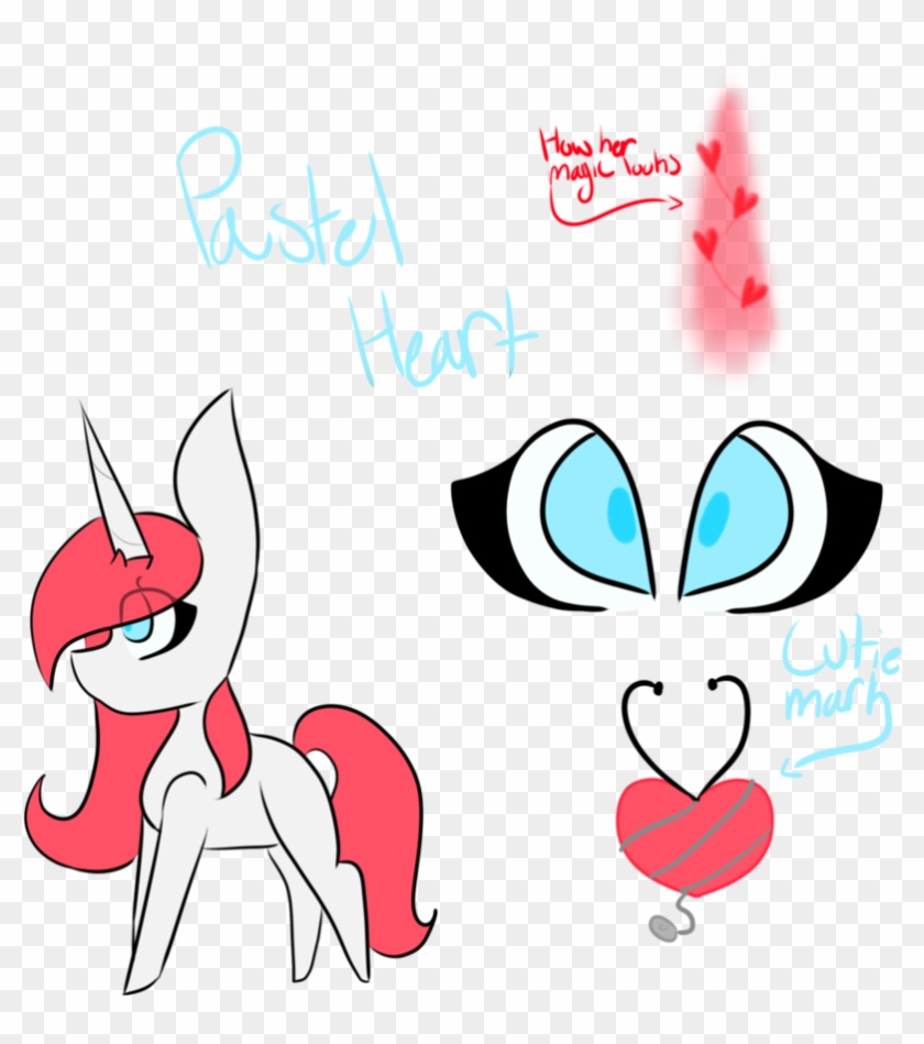 Pastel Heart Oc Refrence By Tea-springs - Cartoon #1286648