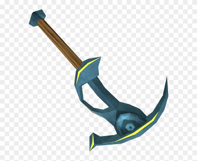 Gilded Rune Pickaxe Detail - Pickaxe Runescape #1286777