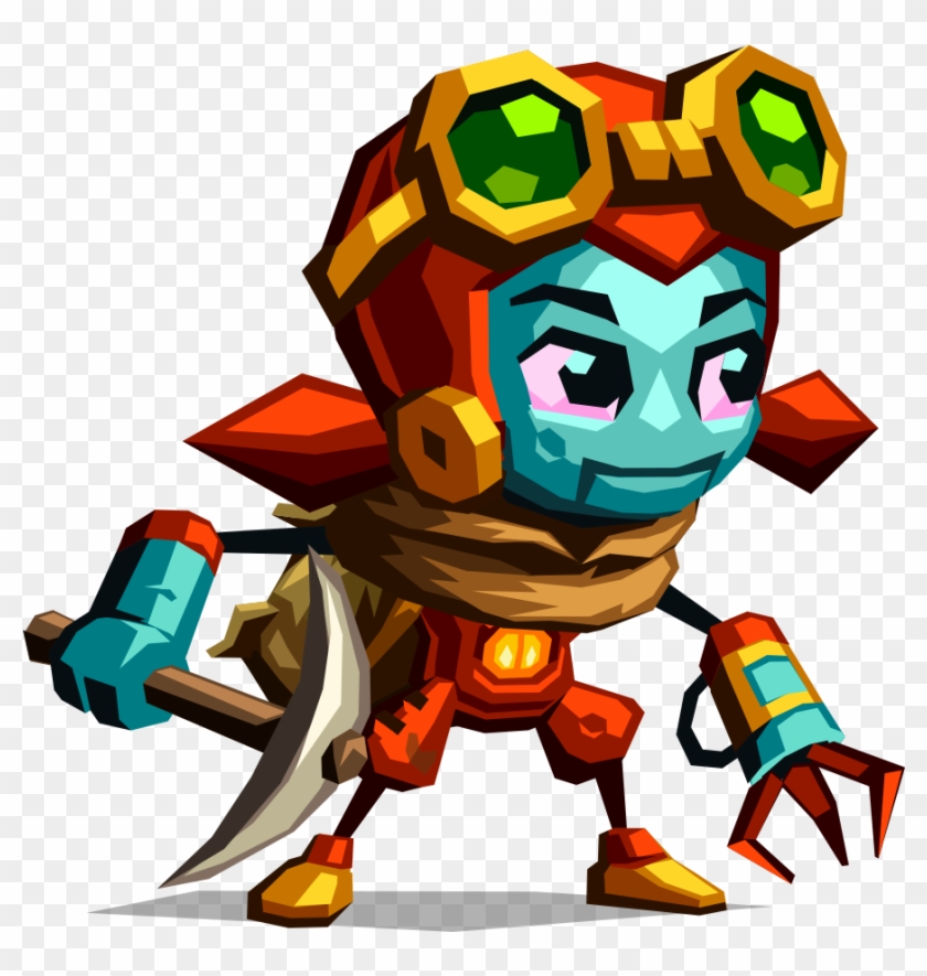 Steamworld Dig 2 Dorothy With Pickaxe - Steamworld The Heist Characters #1286805