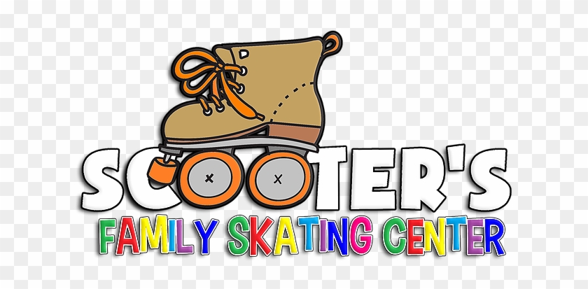 Family Clipart Roller Skating - Scooter #1286875