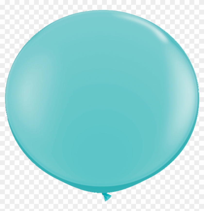 36" Caribbean Blue Latex Balloon - 36" Qualatex Latex Balloons (2 Pack) Caribbean Blue #1287042