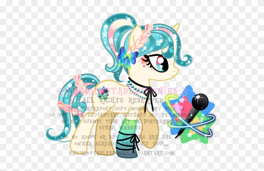 Singer Pony Adoptable By Kingphantasya - My Little Pony Singer Pony Adoptable #1287063