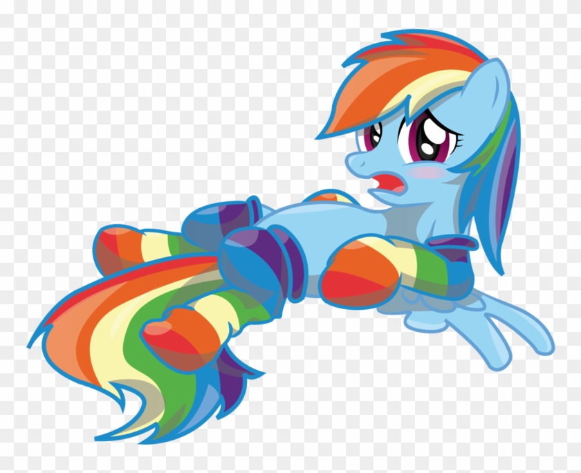 Rbd With Socks By Varijani - Mlp Rainbow Dash Socks #1287157