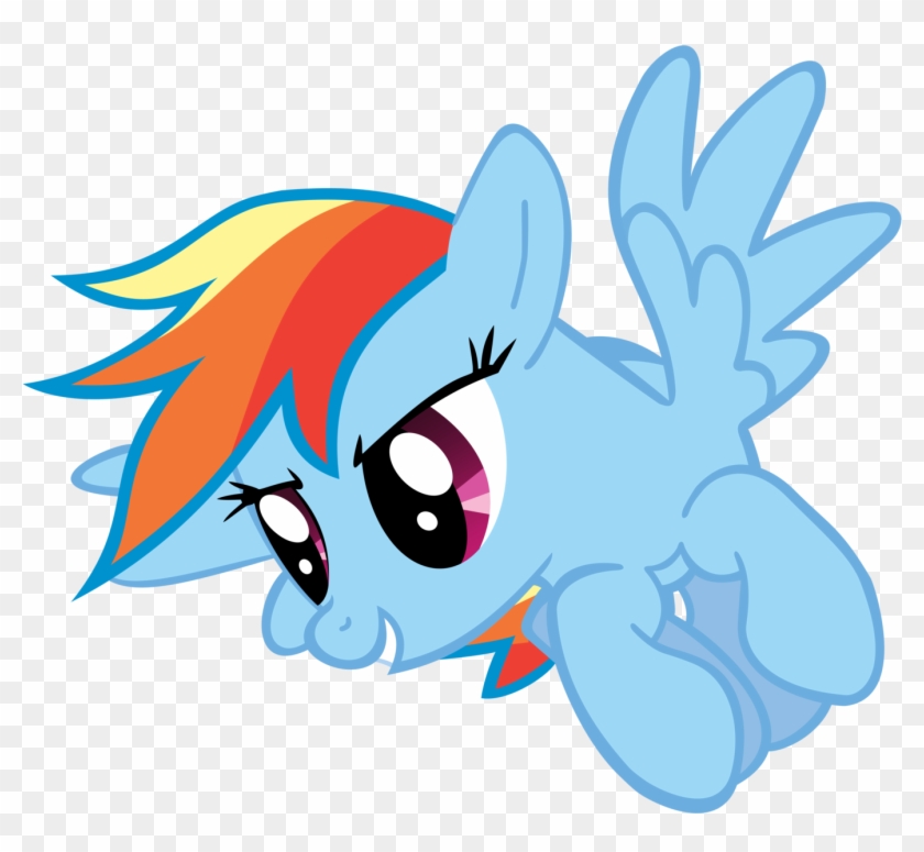 Rainbow Dash Flying Png - Rainbow Dash Flying Fast #1287242