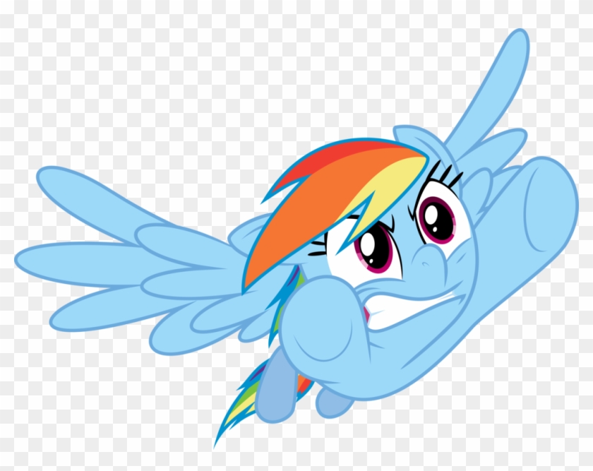 Angry Rainbow Dash Coming At You By Yetioner - Rainbow Dash Flying Angry #1287245