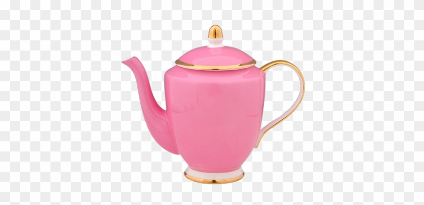 Decoração Interior - Pink And Gold Teapot #1287299