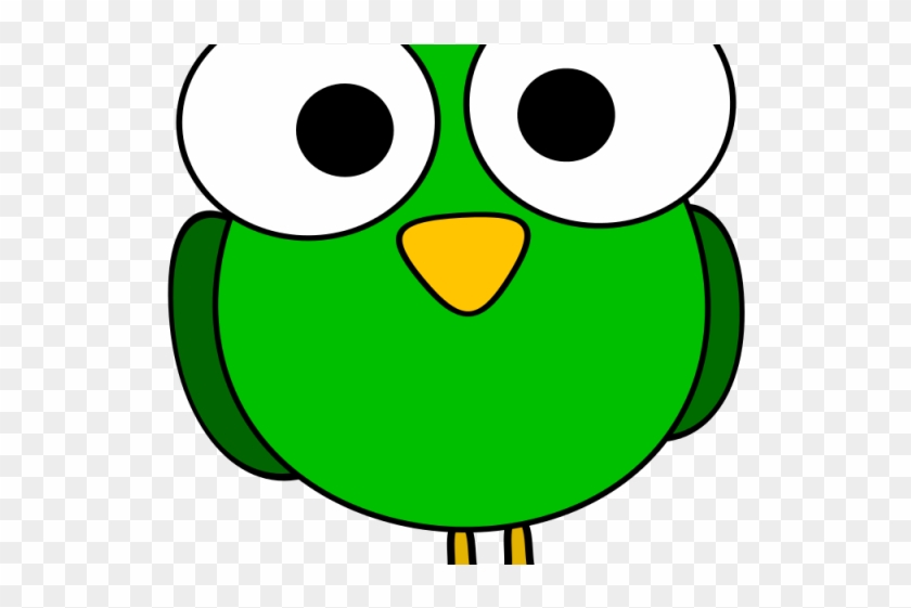 Green Eyes Clipart Large Eye - Birds With Big Eyes Clipart #1287321