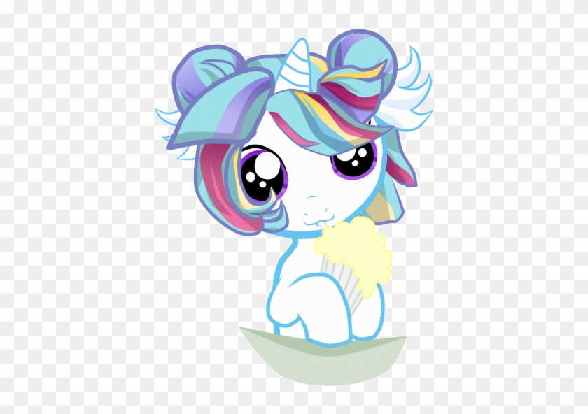 Milkshake Pony Trixie Mammal Vertebrate Flower Horse - Cartoon #1287423