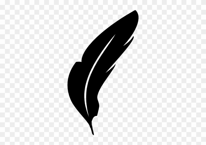 Feather Natural Animal Shape Free Icon - Falling Feather Icons #1287431