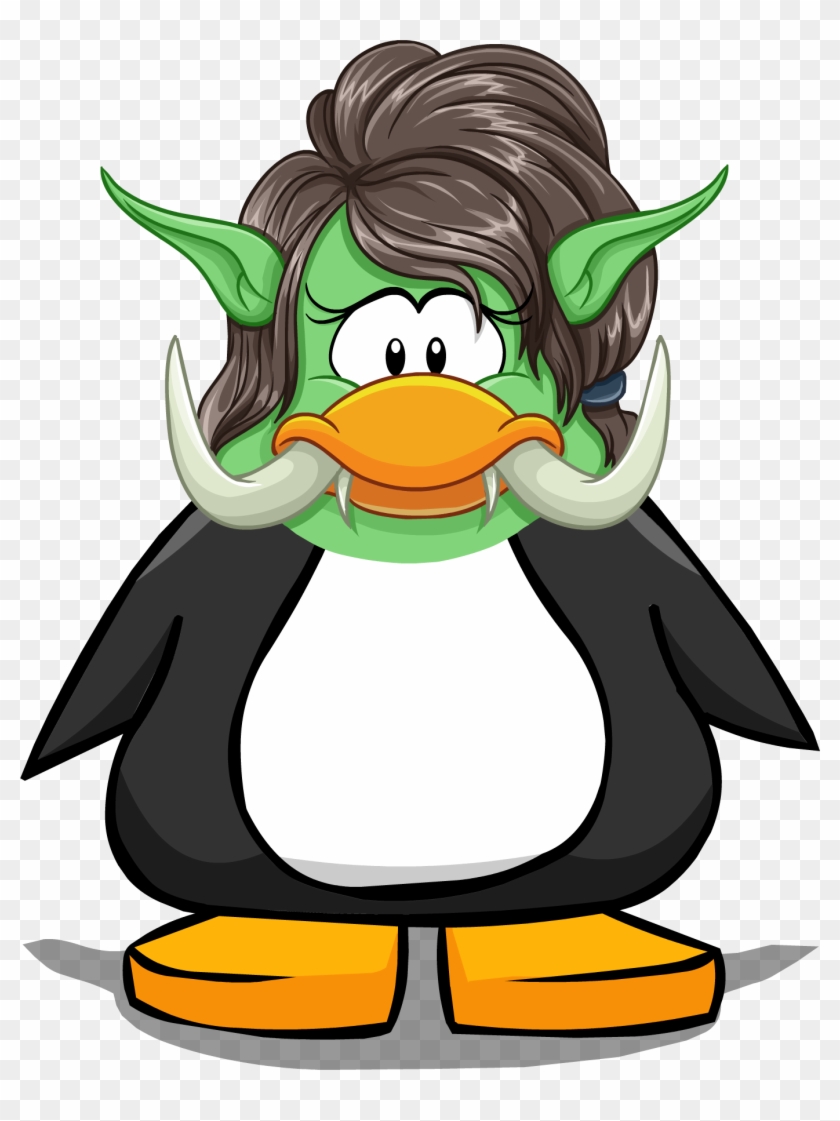Tusked Ogre Head From A Player Card - Club Penguin Skeleton Mask #1287478