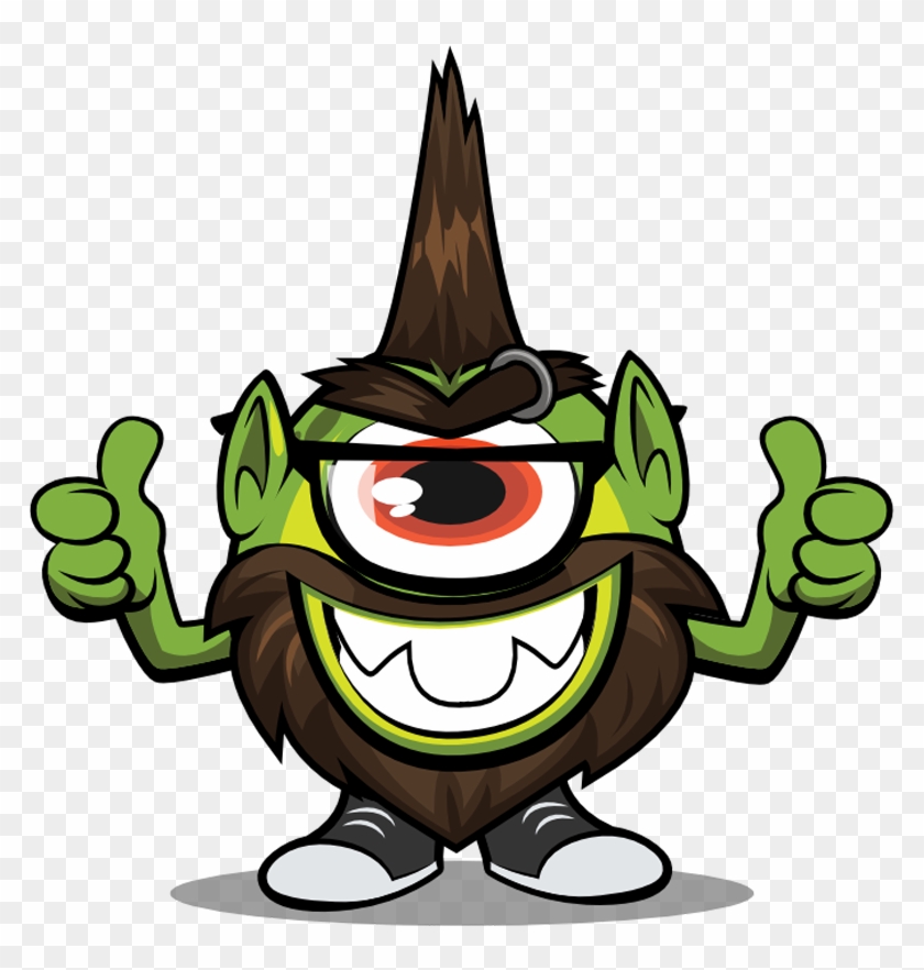 Thumbs Up Indie Ogre - Cartoon #1287485