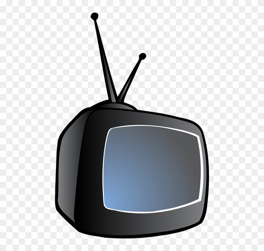 Television Clipart Old School - Old Tv Side Png #1287504