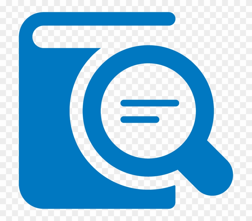 Web Icon Blue - Content Search Icon #1287583