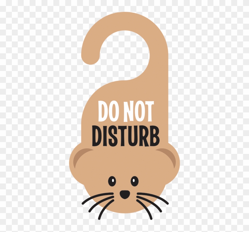 Do Not Disturb Mouse Kids Sticker - Do Not Disturb Sticker #1287590