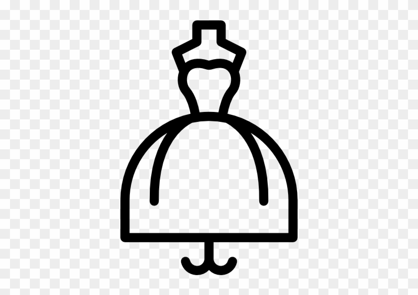 Wedding Dress Free Icon - Icono Vestido Novia #1287655