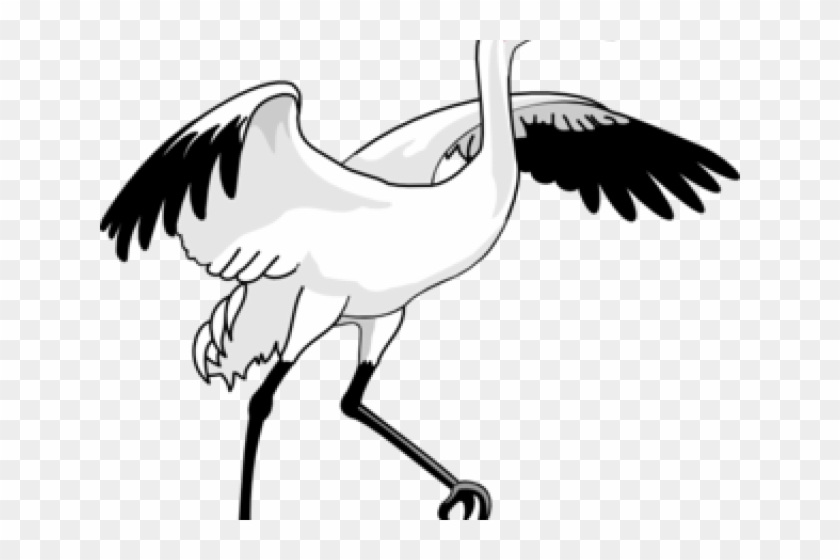 Swan Clipart Standing - Whooping Crane Clip Art #1287835