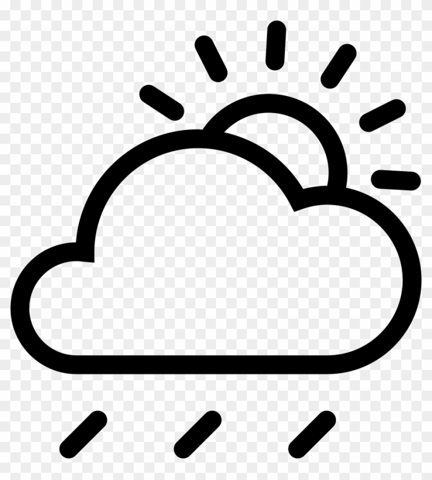 Cloud Sun Rain Comments - Cloud Sun Rain Icon Png #1287892