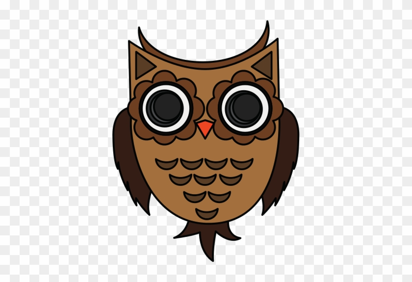 Owl Cartoon Icon - Owl Face Cartoon #1287902