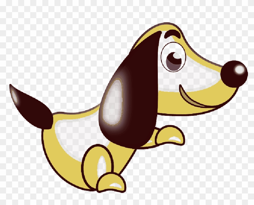 Yellow, Cartoon, Dog, Dogs, Pet, Cartoons, Mammal - Perro Clip Art #1287907