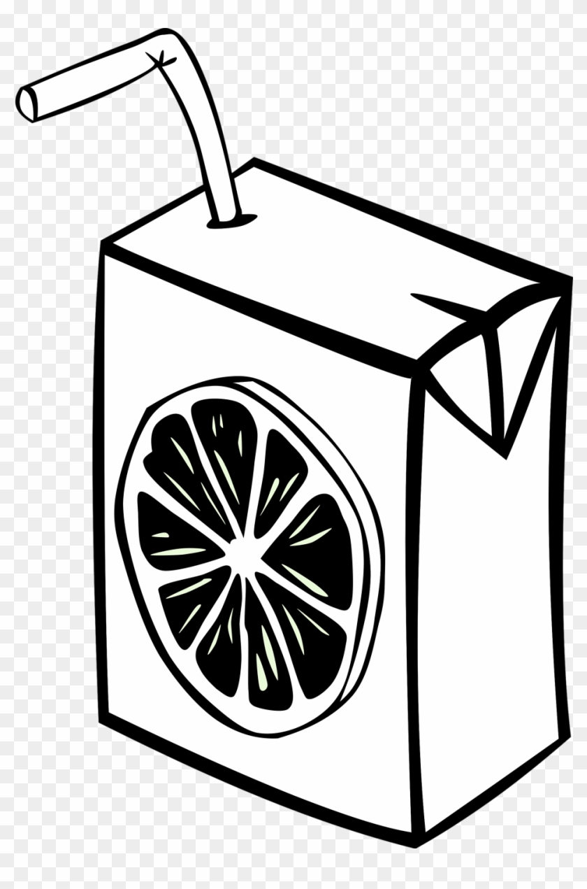 Free Stock Photo - Juice Box Coloring Page #1287979