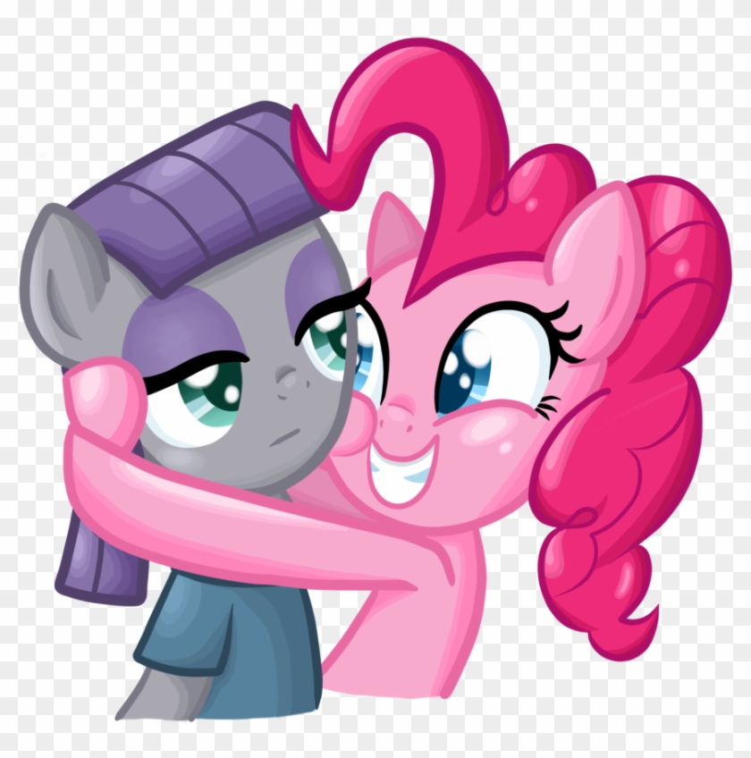 Thecheeseburger, Hug, Maud Pie, Maud Pie , Pinkie Pie, - Cartoon #1288018