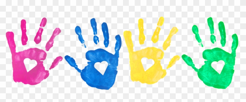 Handprints Kids Finger Prints Clipart 805 - Kids Hand Prints #1288048