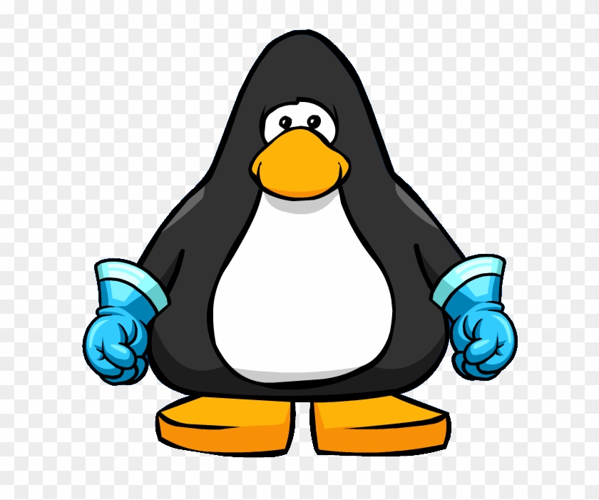 Freezing Super Gloves From A Player Card - Club Penguin Violin #1288058