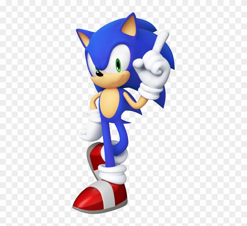 Sonic The Hedgehog's Pose - Sonic Super Smash Bros Png #1288074