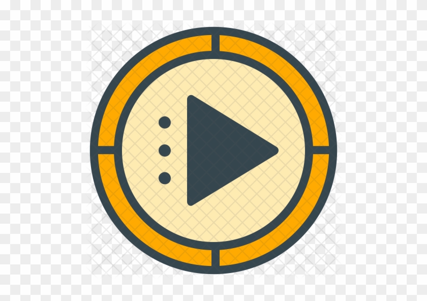 Video Player Icon - Circle #1288165