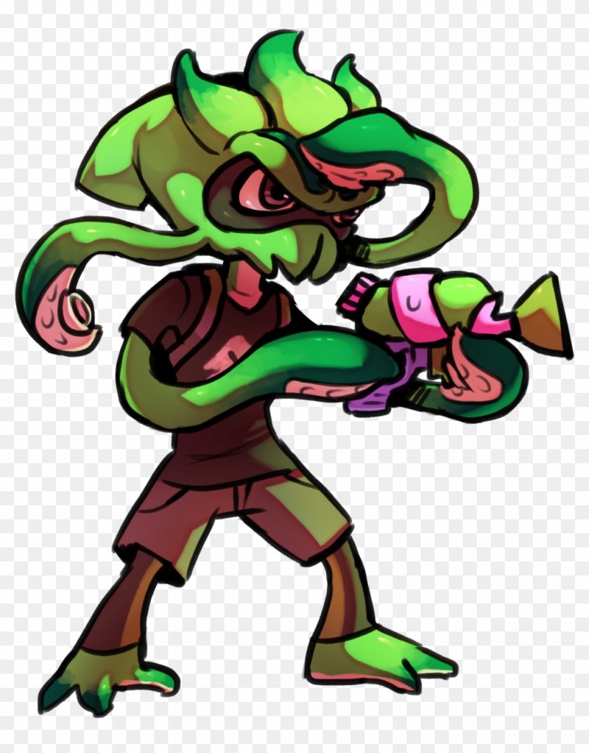 Splatoon 2 Fictional Character Plant Clip Art Mythical - Furry Splatoon 2 Memes #1288248