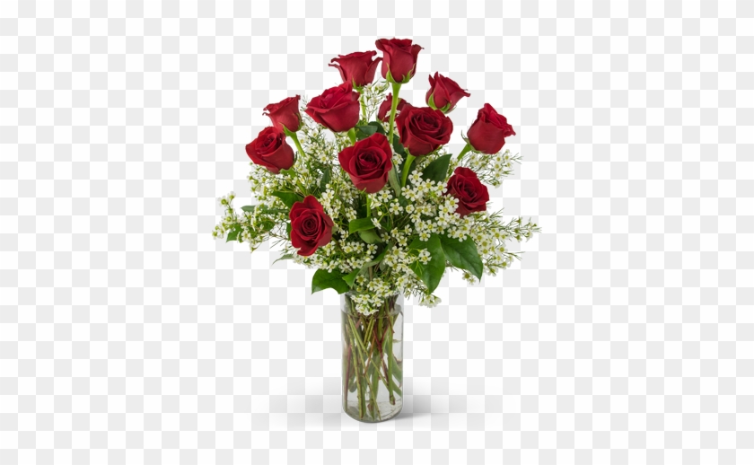 Swoon Over Me Dozen Red Roses - 1 2 Dozen Roses In Vase #1288264