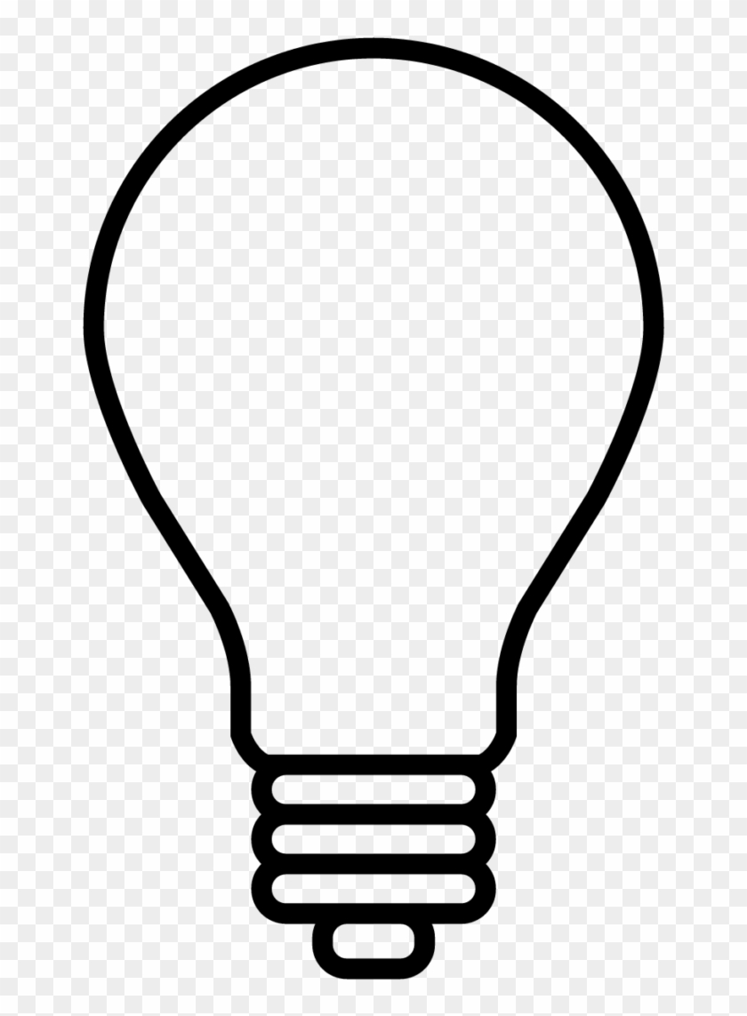 Incandescent Light Bulb Led Lamp Clip Art - Lampada Para Colorir #1288406