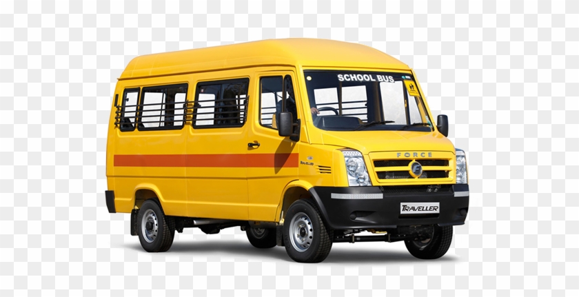 School Bus Png - Force School Van 13 Seater #1288409