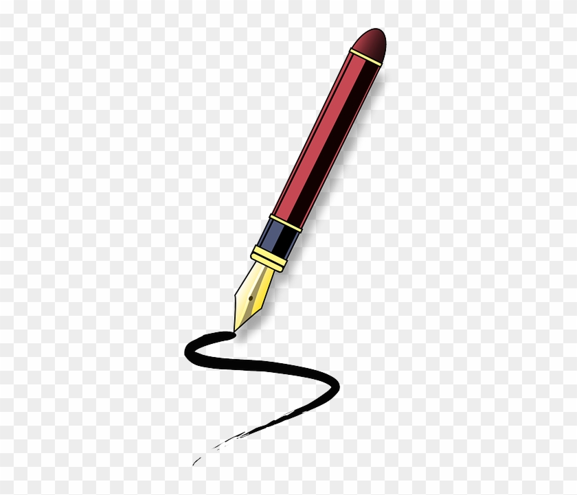 Filler Calligraphy, Office, School, Writing, Pen, Filler - Stylo Png #1288419