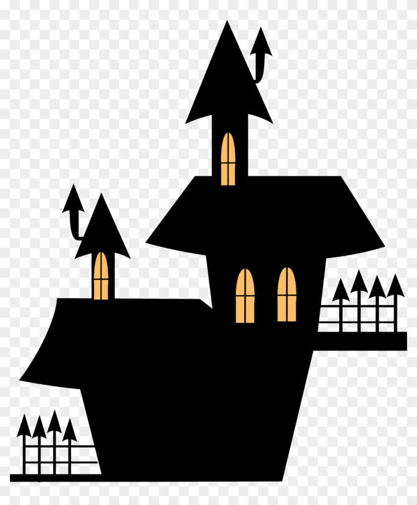 Halloween Haunted Houses Clipart - Illustration #1288433