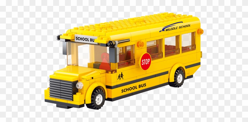 School Tours - Sluban Small School Bus 219 Pieces (brand New In Original #1288491