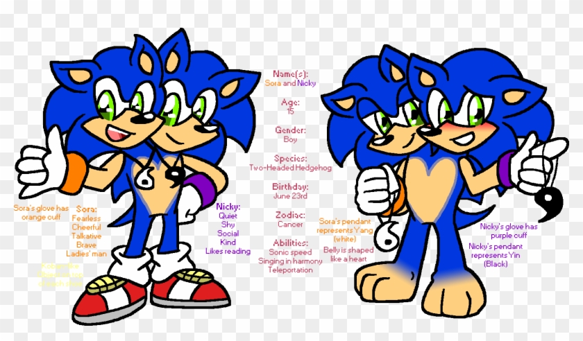 Sora And Nicky Ref '16 - Nicky Sonic The Hedgehog #1288502