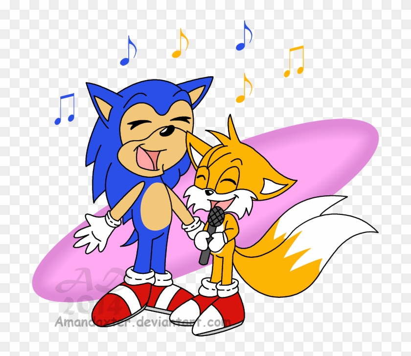Sonic And Tails Singing Pc By Amandaxter - Sonic Chaos #1288510