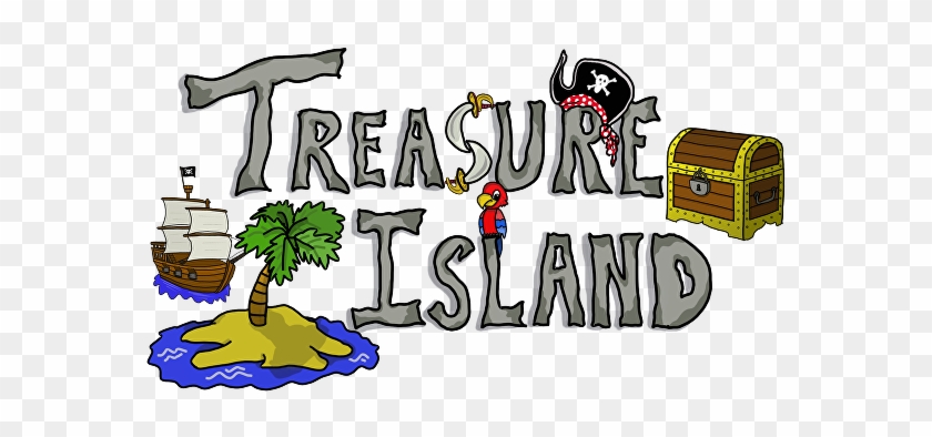 Treasure Island Graphic Title B - Cartoon #1288759