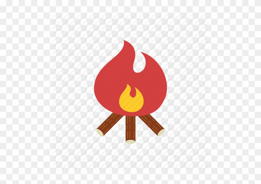 Bonfire Clipart Autumn - Camping #1288841