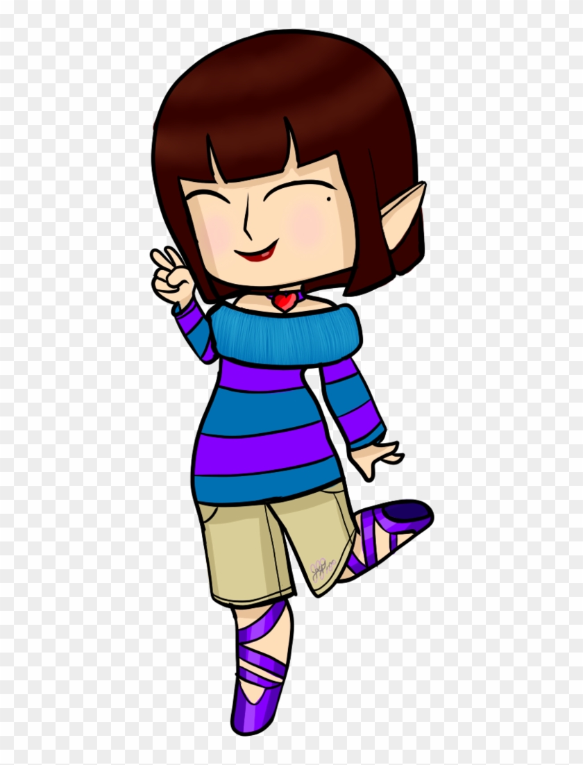 [dividetale] Frisk Chibi By Equiniangoddess - Cartoon #1288867