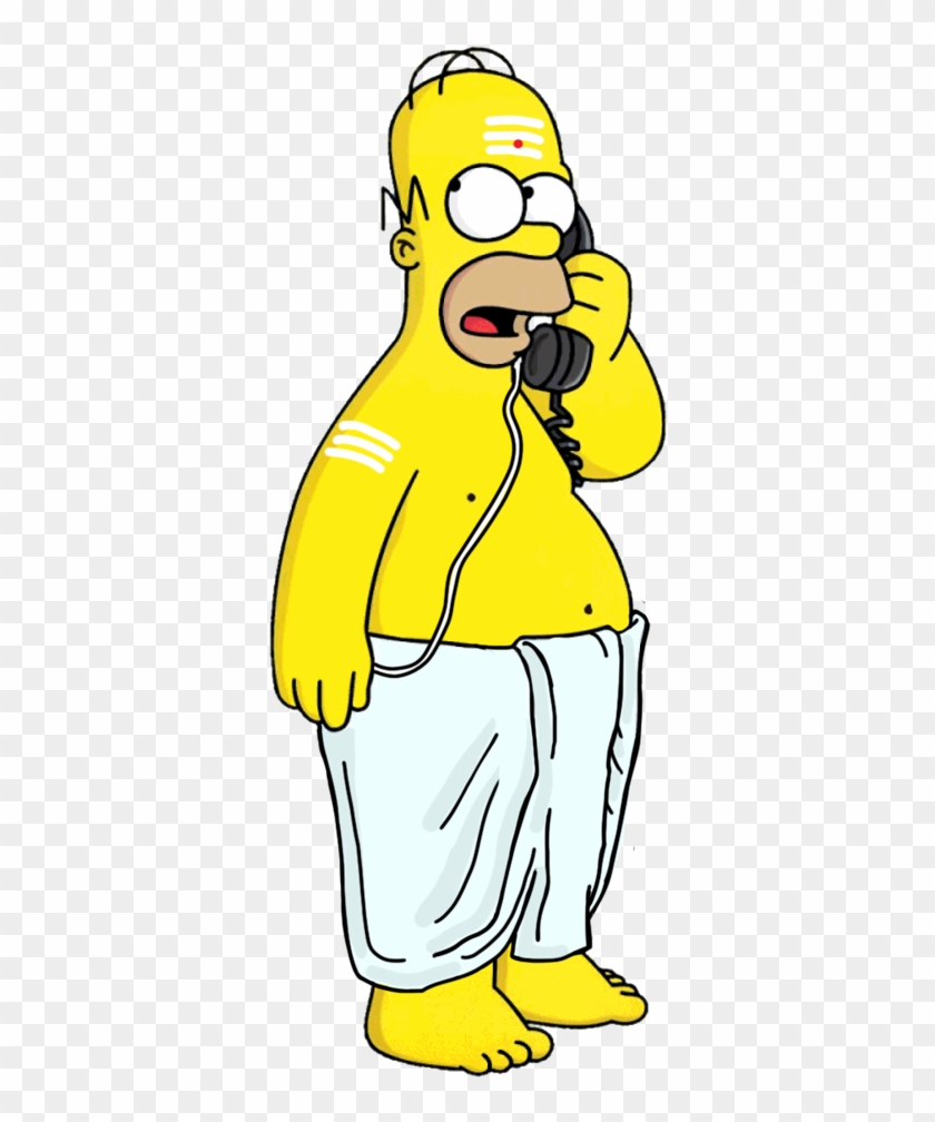 Homer Simpson Marge Simpson Otto Mann Maggie Simpson - Homer Simpson Indian #1289020