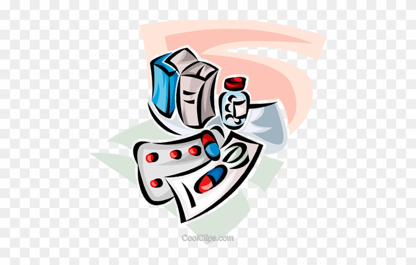 Prescription Medicine Royalty Free Vector Clip Art - Prescription Medicine Royalty Free Vector Clip Art #1289069