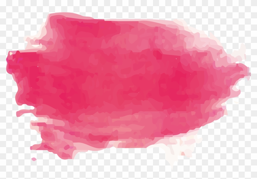 Watercolor Painting Brush - Pink Water Color Png #1289121