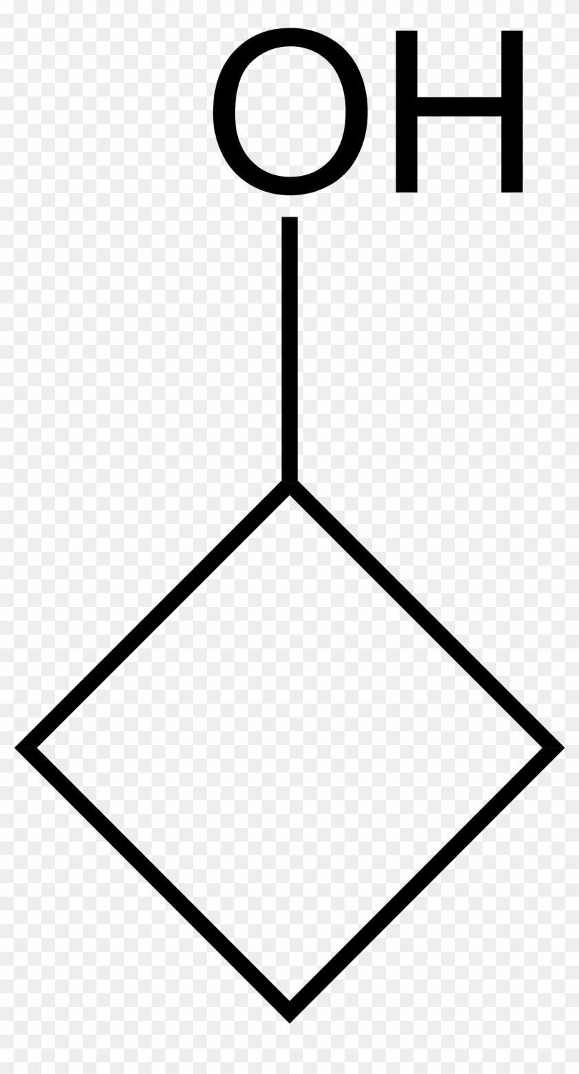 Open - Skeletal Formula Of Cyclobutanol #1289178